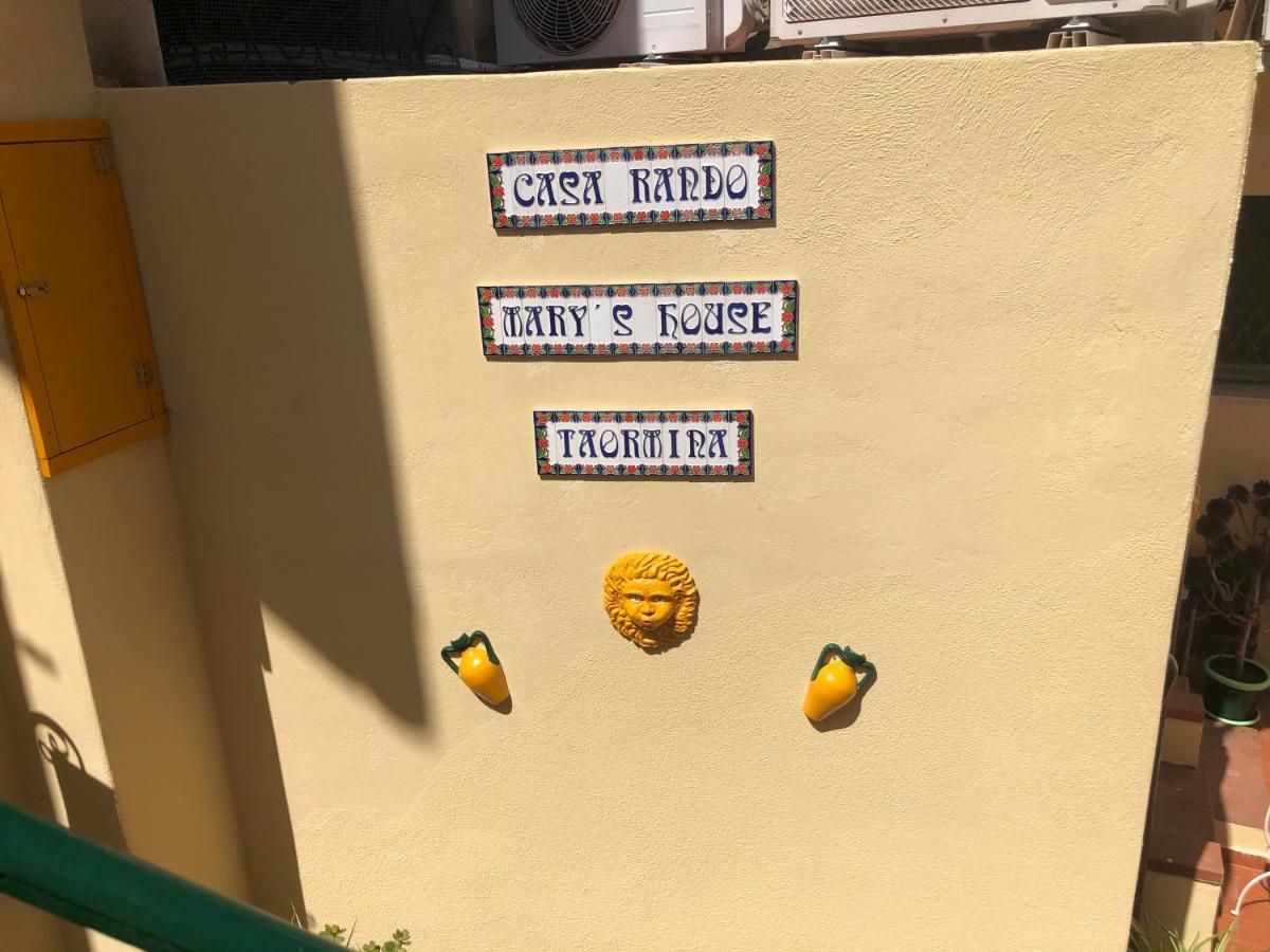Casa Rando Mary'S House Apartman Taormina Kültér fotó